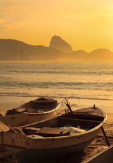 Barcos em Copacabana